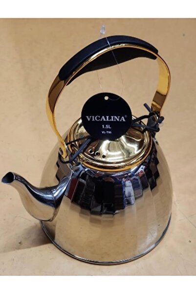 MOHAMED Tea Kettle VL-T06 Vicalina GOLD 1.5L with Handle