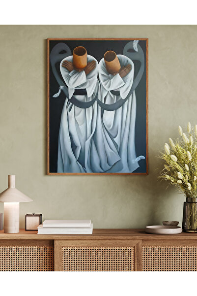 woodhomeworks One Piece Living Room Office Decor Pictură Vrynt