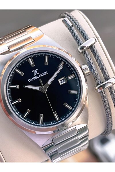 Daniel Klein İtalyan Tasarım Bileklik Hediyeli 2 Yıl Garantili 3 Atm Erkek Ko...