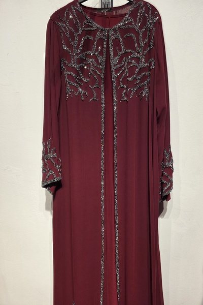 Elele Kadın tesettür içli dışlı abiye