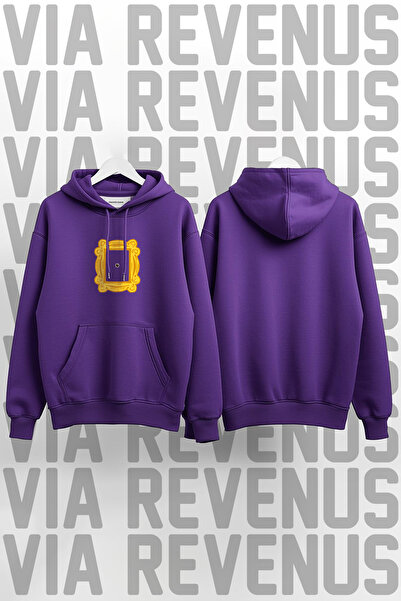 Vordevia Friends Іконна прикраса на дверях з принтом 100% бавовна Преміум якість Світшот з капюшоном