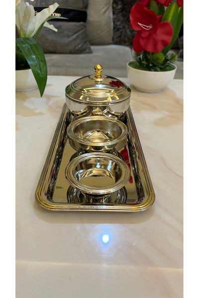 Palaces Date set, silver nickel and two-tone nickel and silver chrome - 4 pieces