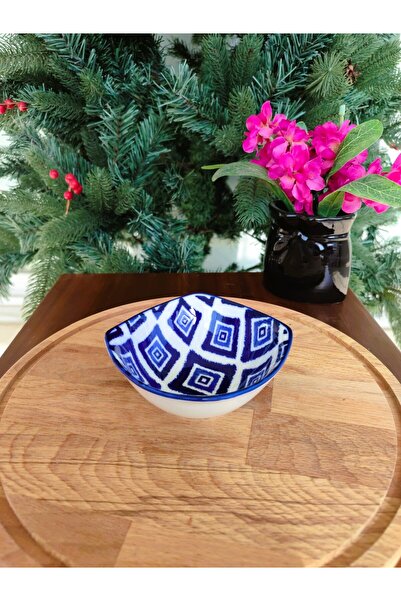 Madame Coco Reve Blue Carre Bowl - 11 X 11 X 4.5 cm - 1 Piece