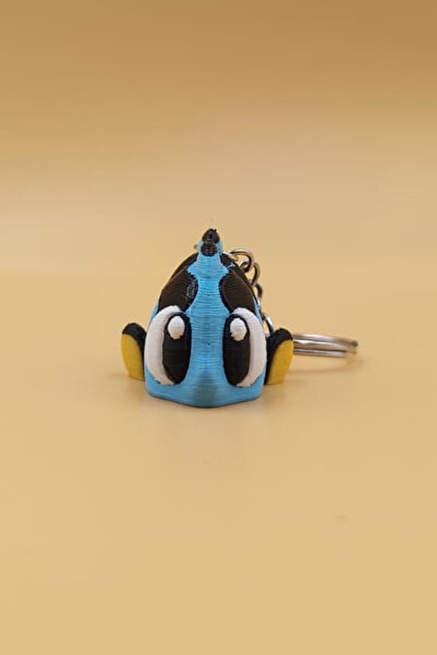 Rodopiva حلية مفاتيح متحركة على شكل سمكة لطيفة لتزيين الحقائب