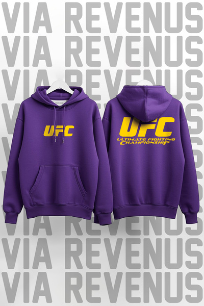 Vordevia Φούτερ UFC με τύπωμα 100% βαμβάκι Premium Quality με κουκούλα