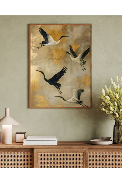 woodhomeworks Tek Parça Salon Ofis Dekor Tablo Vrynt