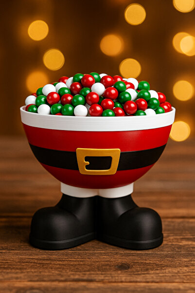 3DECİ Bol decorativ cu Moș Crăciun (3Deci Dayı)