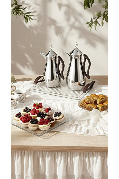 Generic Hospitality set — 1-liter thermos set and acrylic tray with a luxurious design