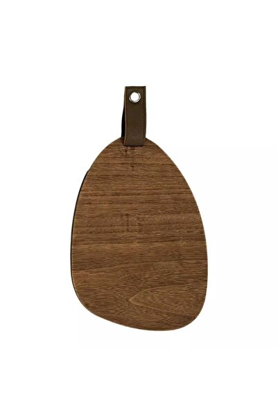 Home Deco Factory Set of 3 decorative mirrors with wood and hangers, 3 different shapes in the set