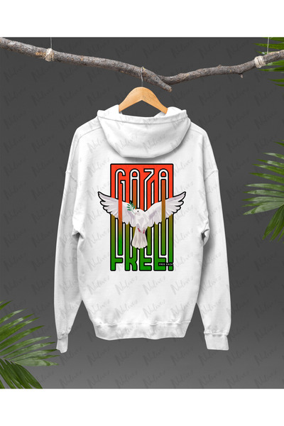 Nulivez Palestine, Gaza Design Back Printed, High Quality Unisex Oversize Hoodie