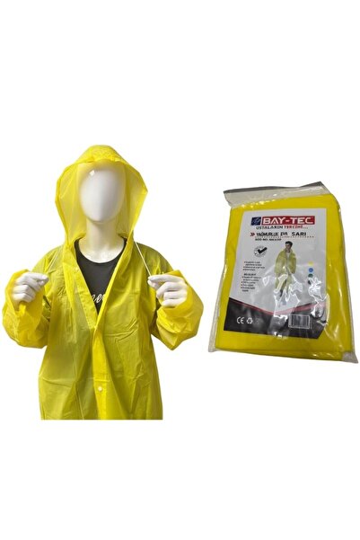 Baytec Eva Su Geçirmez Yağmurluk - Sarı (Polyester çift katman eva ile kaplan...