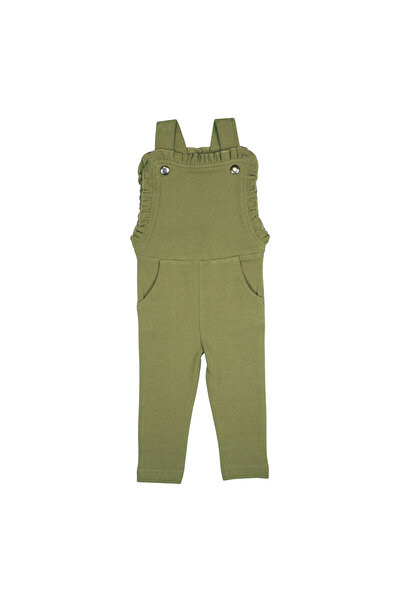 Lovedbaby Baby romper with ruffles, 100% cotton, Corduroy Olive, 0-24 months