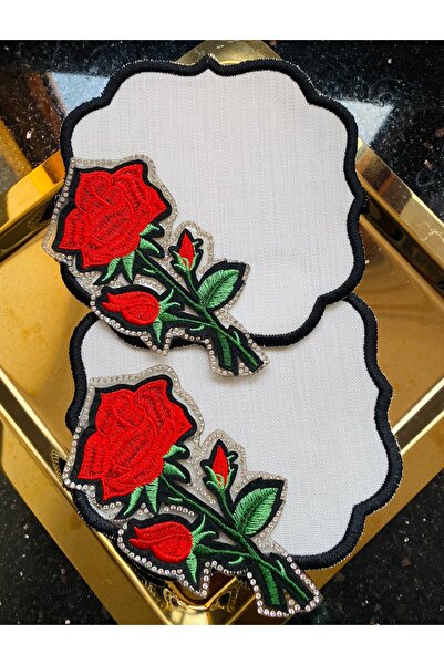 ELÇİÇEK HOME مناديل تقديم، مناديل كوكتيل، مناديل تقديم القهوة 6 قطع