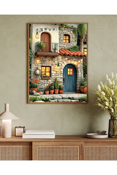 woodhomeworks Tek Parça Salon Ofis Dekor Tablo Vrynt