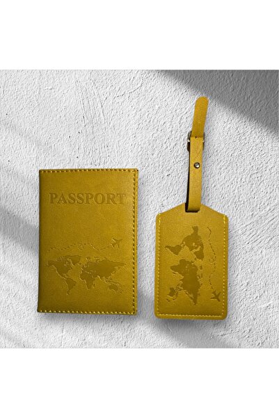 Payidar Hediyelik Passport Cover-Suitcase Label Set