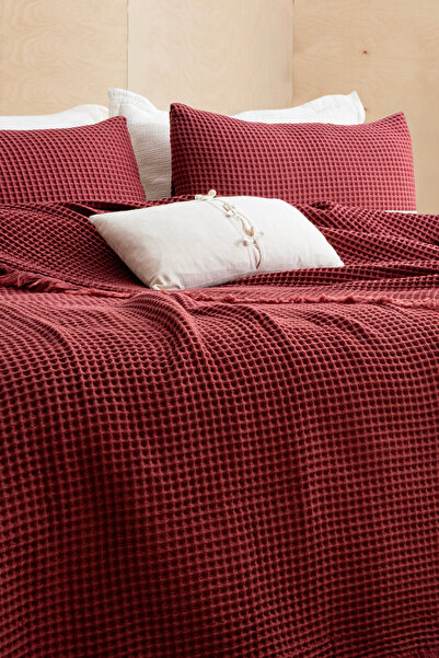YASEMİNİNEVİ Waffle/Duo Size(220X250) Bedspread