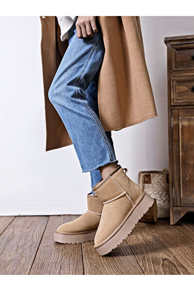 SOFILINE Ghete bej din piele naturală JB1925 117