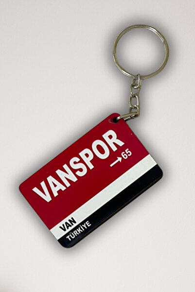 DURUSA Vanspor Retro Mdf Keychain 3X5 cm Uv Printing - 6mm Thickness