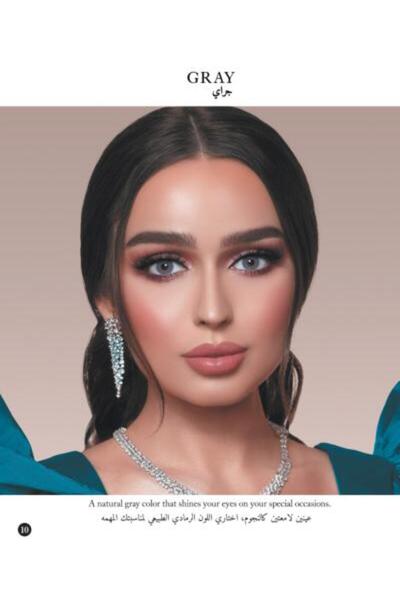 MY LENSE عدسات شهرية بدرجة لون جراي ( GRAY ) من ماي لينس