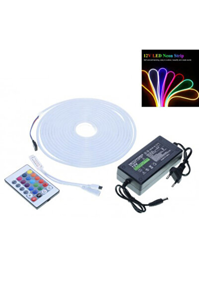 ElectroAZ RGB Neon Led Strip Kit, 12V, Flexible