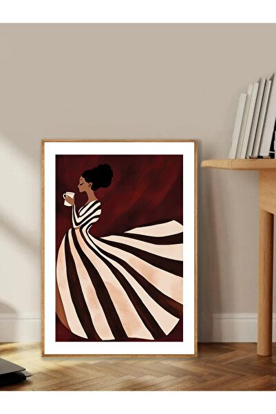 woodhomeworks Tek Parça Salon Ofis Dekor Tablo Vrynt