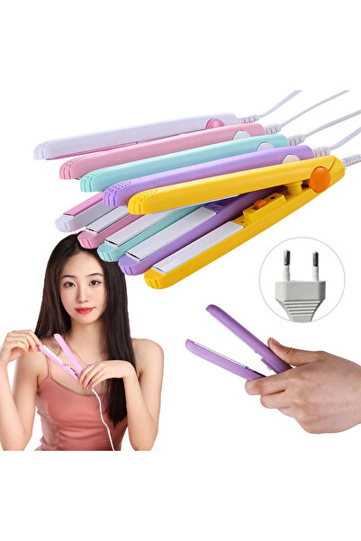 ALFA AKSESUAR 03 Travel Type Mini Hair Straightener Ceramic Tip Straightener