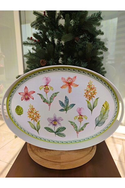 Madame Coco Botanique Oval Tray - 42 X 31 cm