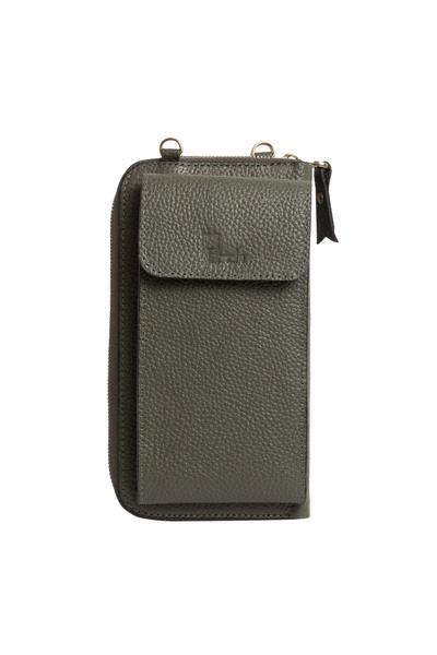 parch fashion Telefon-passport Deri Çantası