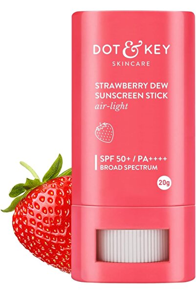 genernic واقي شمسي مزدوج بالفراولة من دوت آند كي بعامل حماية من الشمس 50 - 20 مل