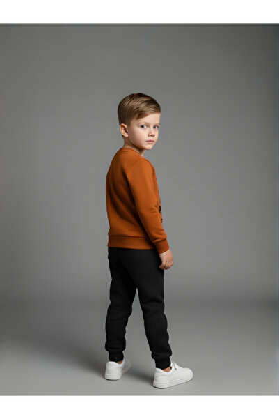 MİLANO KİDS Children's Transitional Bottom and Top Tracksuit Set 100% Cotton