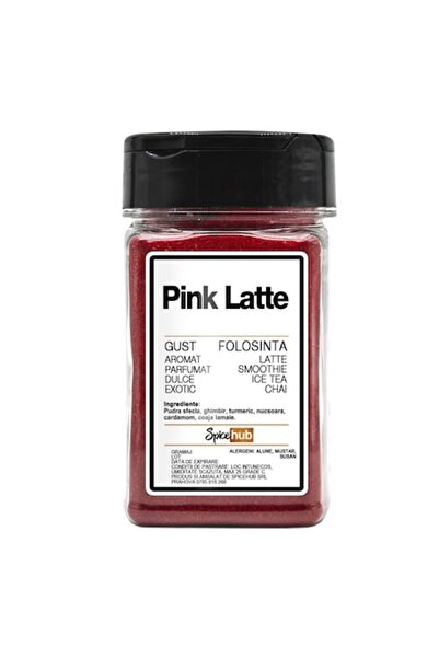 Spicehub Pink Latte Mix, 100% spice for colorful lattes, desserts and smoothies, 75g