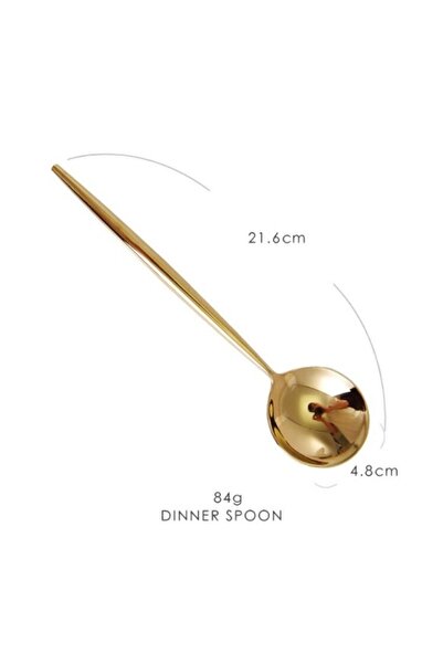 BASHAR 24-piece Portuguese style cutlery set - BLACK color