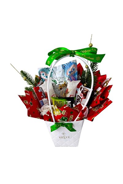 velve Cos Christmas Delice, cu figurina Labubu, selectie de dulciuri, trandaf...