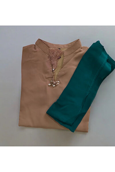 Jana | Spring Beige 2 Pieces Set with Sheila