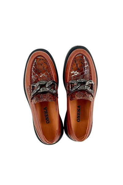 Oneka Shoes Men's Casual Loafer Brown Napa Buckle 20251308Lkt2204