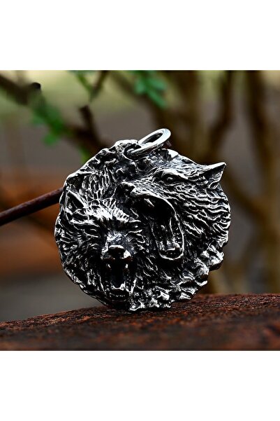 Viking Norse Mythology Valknut Design S+ Quality 316L Stainless Tarnish Free Steel Necklace