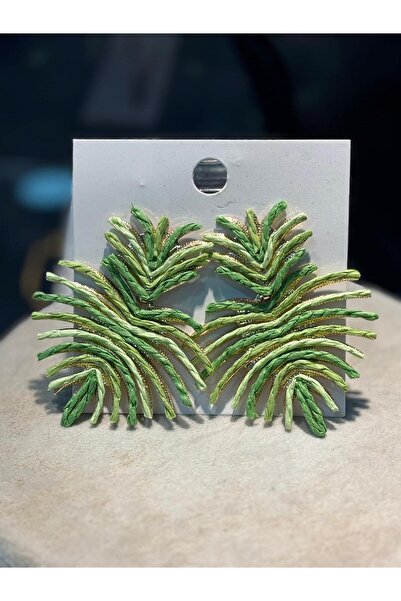 BIJUTERI Colorful Straw Earrings