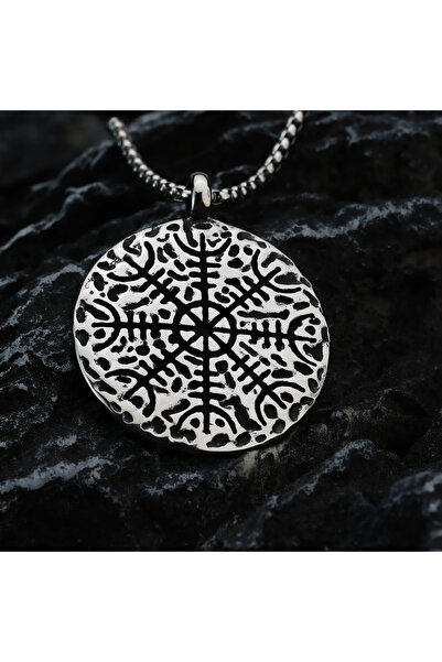 Viking Norse Mythology Valknut Design S+ Quality 316L Stainless Tarnish Free Steel Necklace