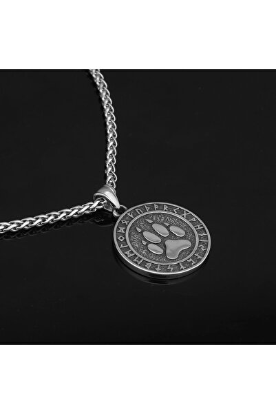 Viking Norse Mythology Valknut Design S+ Quality 316L Stainless Tarnish Free Steel Necklace