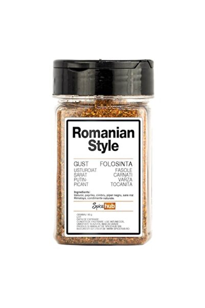 Spicehub Mix Romanian Style, condiment 100% pentru mâncăruri tradiționale românești, 90g
