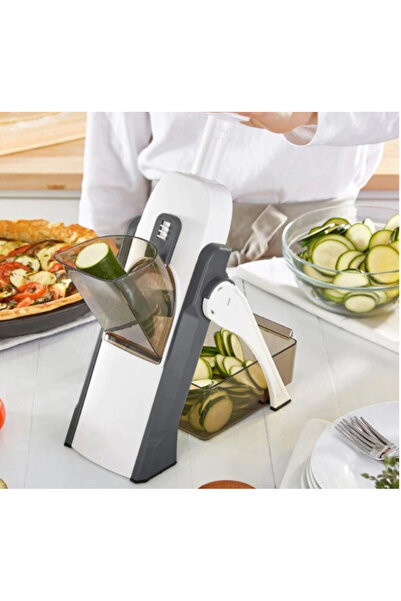 MANDU Slicer Vertical chopper for vegetables and fruits WHITE-GRAY