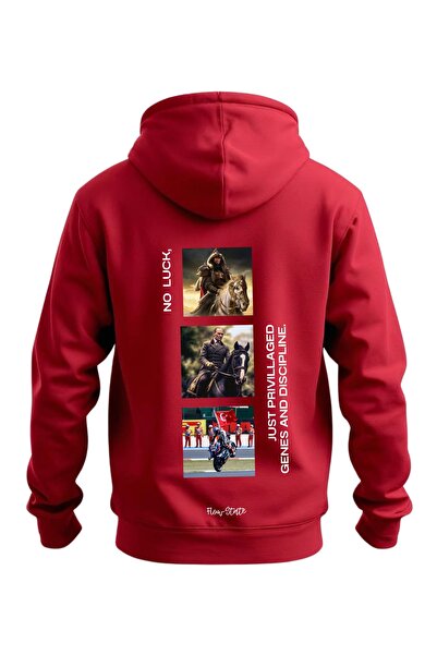 The Flowstate Genes and Discipline Sweatshirt/ Atatürk baskılı Hodie Flowstate