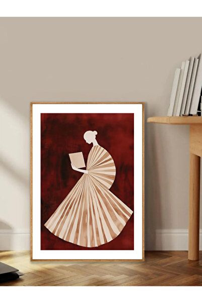 woodhomeworks Tek Parça Salon Ofis Dekor Tablo Vrynt