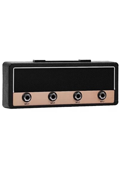 TICUSAN Suport chei, miniamplificator cu 4 prize, 19,6 x 7,4 x 3,5 cm, negru