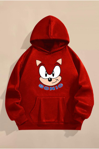 Machetta Children's Sonic Printed Hooded Sweatshirt Hoodie