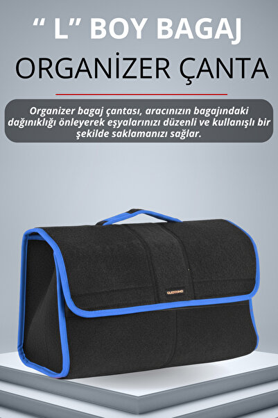 Guerrino حقيبة أمتعة السيارة كبيرة الحجم مصنوعة من قماش الفيلكرو |   منظم داخ...