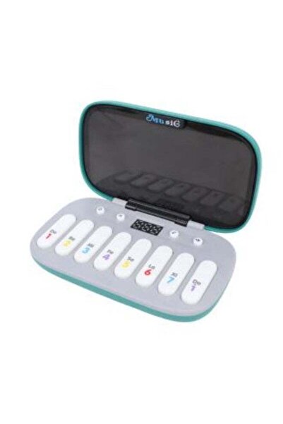 Generic لوحة مفاتيح إلكترونية محمولة، بيانو رقمي صغير مزود بـ 7 إيقاعات للتدرب على سرعة اليد