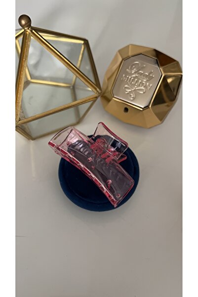 SU PERİSİ TAKI BİJUTERİ مشبك مستطيل وردي اللون