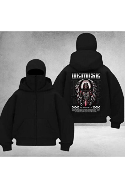 Weekeep Унисекс кардиган с печат на гърба