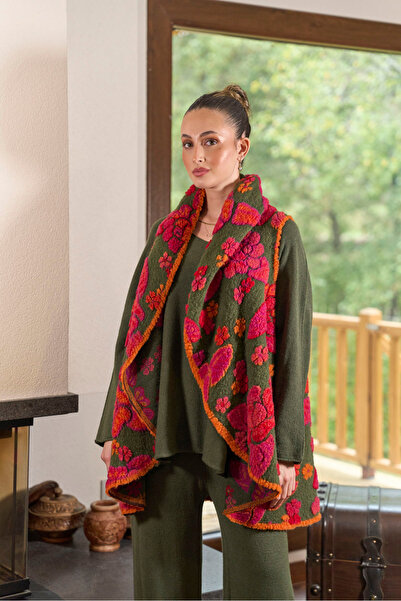 Ranasubaşı Felt Vest - Green